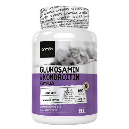 Köp Glukosamin & Kondroitin, 180 kapslar | Animigo