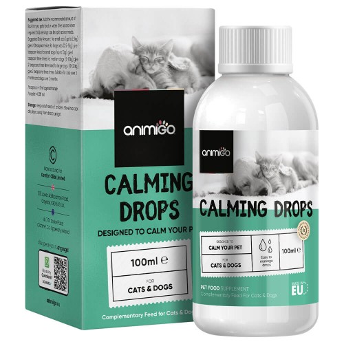 Lugnande Droppar, 100 ml - Lugnande till hund & katt